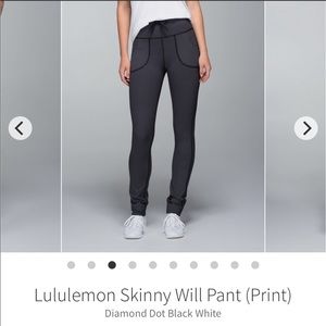 Skinny Will Diamond Dot lululemon